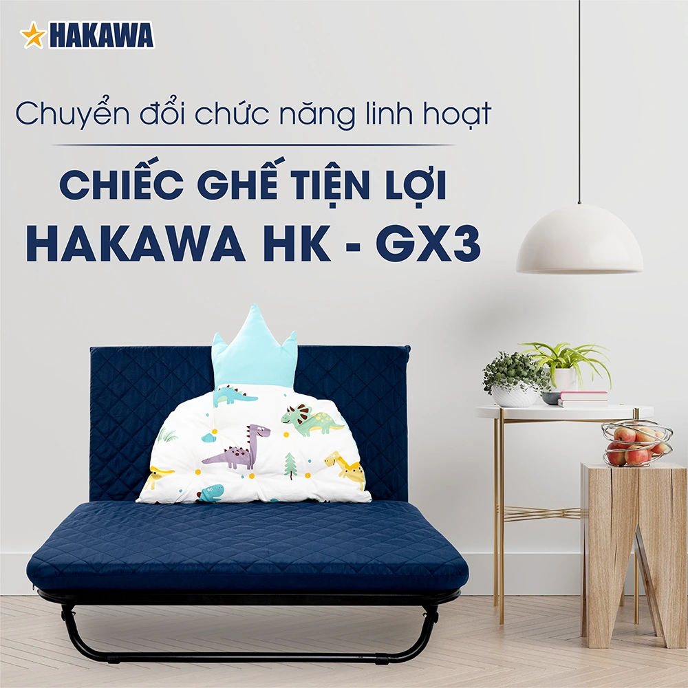 Giường gấp nâng đầu HAKAWA HK- GX3