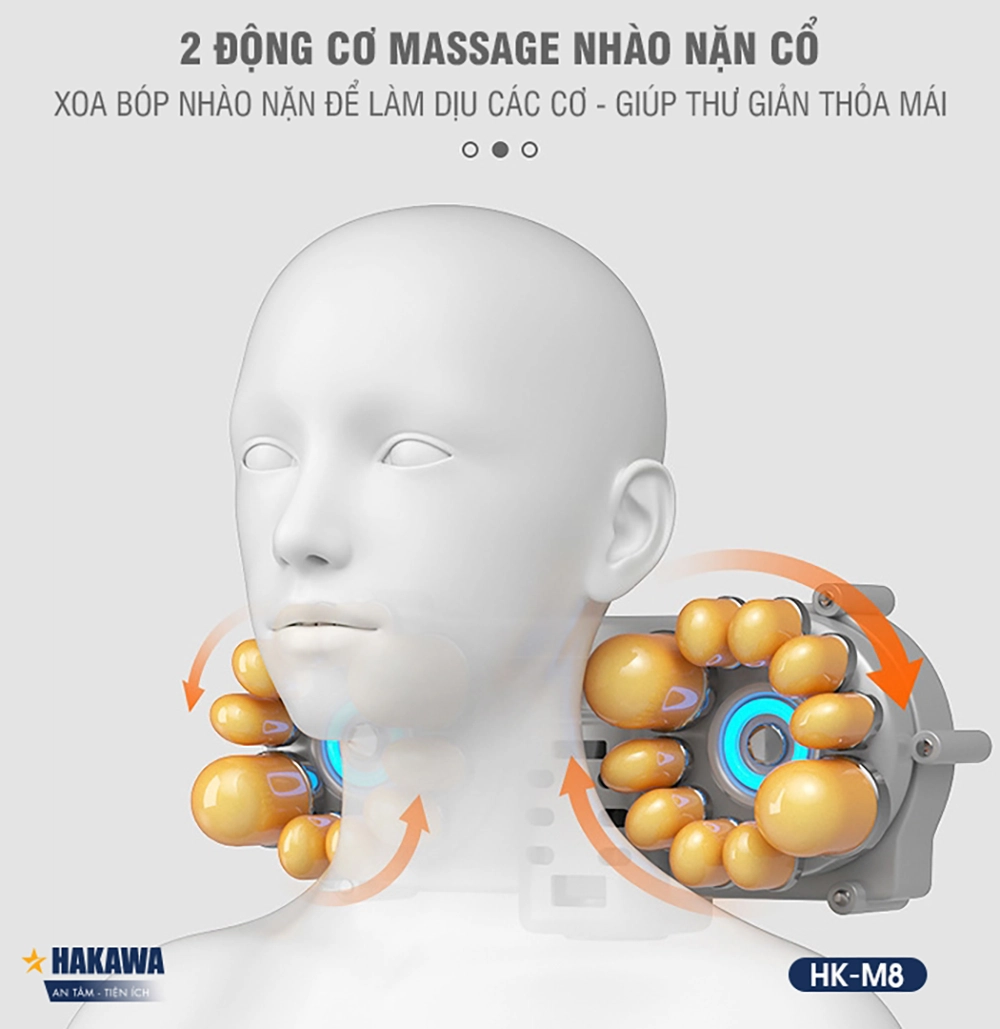 Nệm massage toàn thân HAKAWA HK-M8