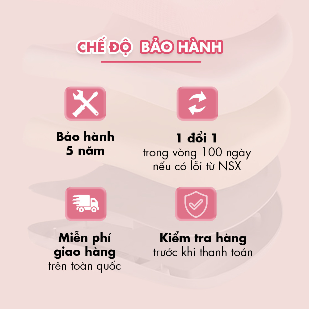 Mua bàn học Hakawa được bảo hành lên tới 5 năm và nhiều quyền lợi khác giúp bảo vệ tối đa người tiêu dùng