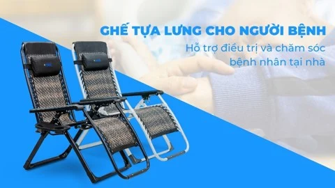 Ghế tự lưng cho người bệnh hỗ trợ điều trị