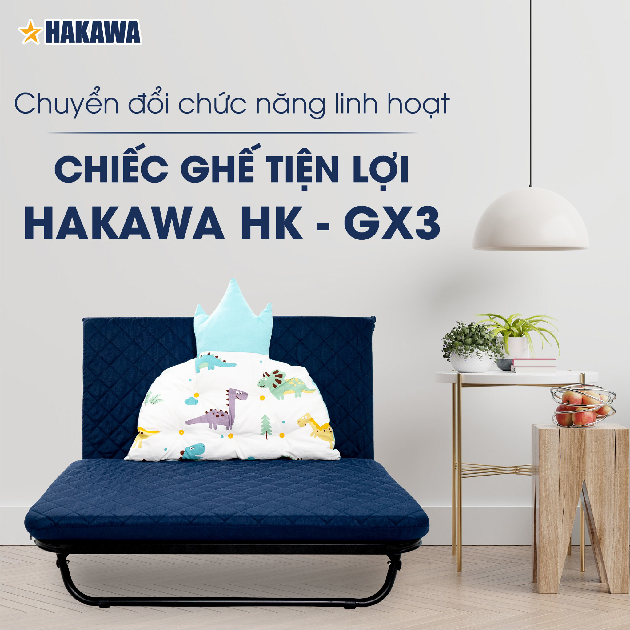 Một chiếc ghế nhỏ xinh cho căn phòng thêm gọn gàng