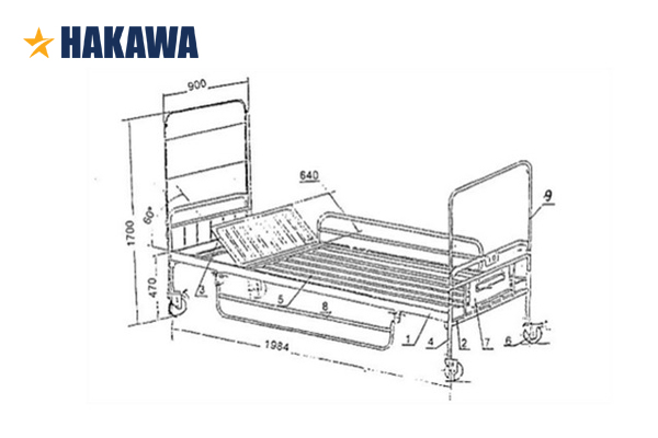 Kích thước giướng bệnh nhân