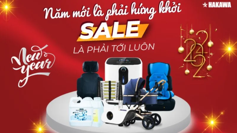 Cùng Hakawa đón năm mới hứng khởi săn sale phơi phới