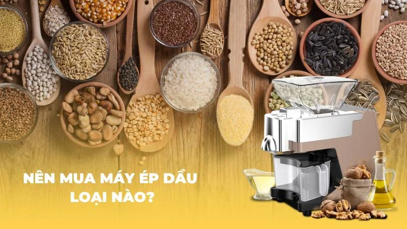 Nên mua máy ép dầu loại nào