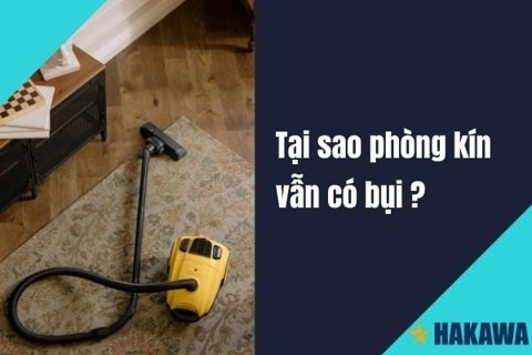 Tại sao phòng kín vẫn có bụi