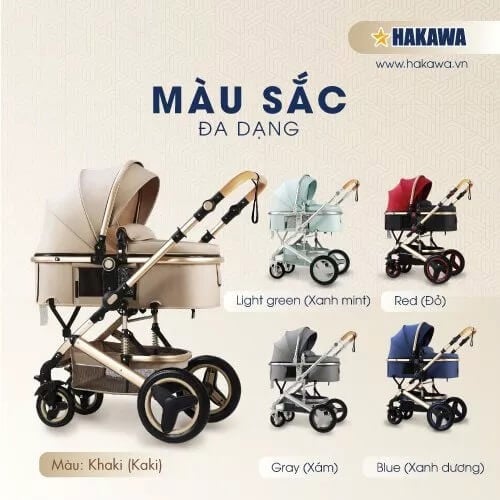 Xe đẩy cho bé HAKAWA chăm sóc và bảo vệ an toàn cho trẻ theo cách hoàn hảo nhất