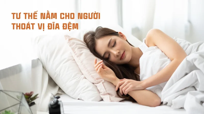 Tư thế nằm cho người thoát vị đĩa đệm