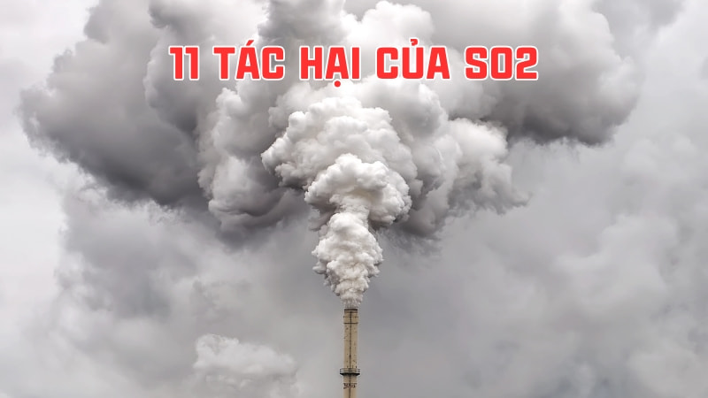 11 tác hại của khí So2