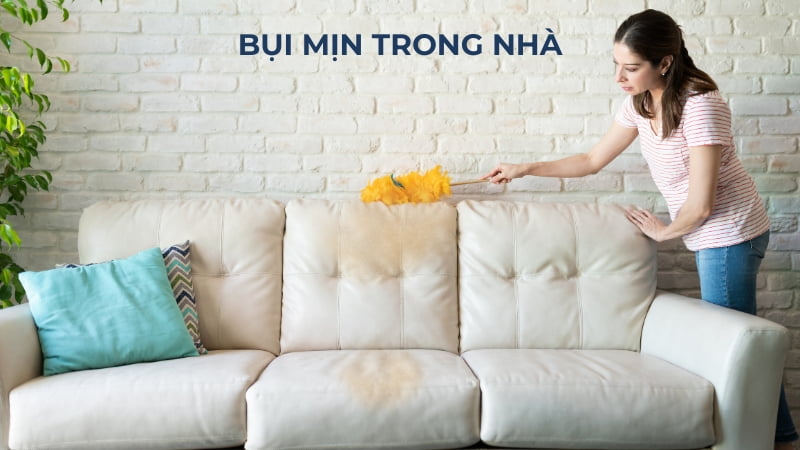 Bụi mịn trong nhà